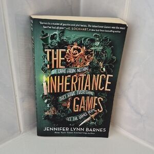 The Inheritance Games Paperback Book - Green/Gold